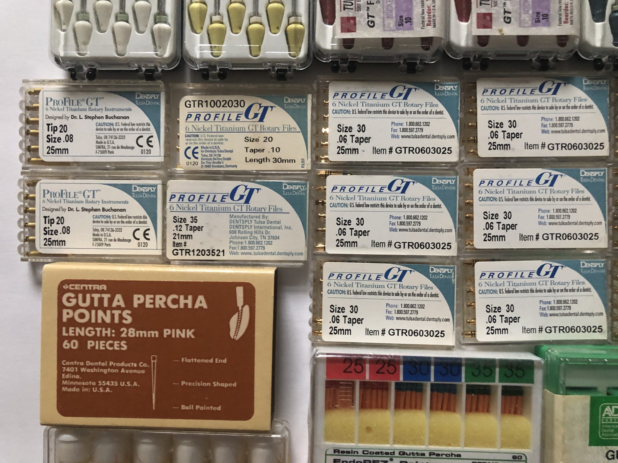 ProSystem GT Endo ProFile GT Rotary Endodontic Files Endodontic