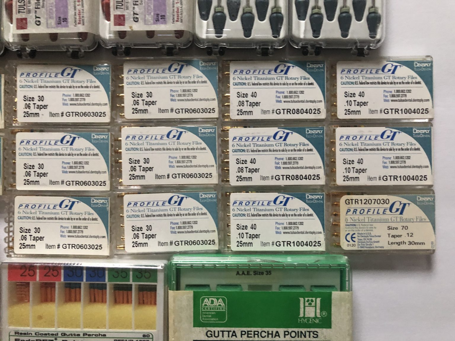 ProSystem GT Endo ProFile GT Rotary Endodontic Files Endodontic