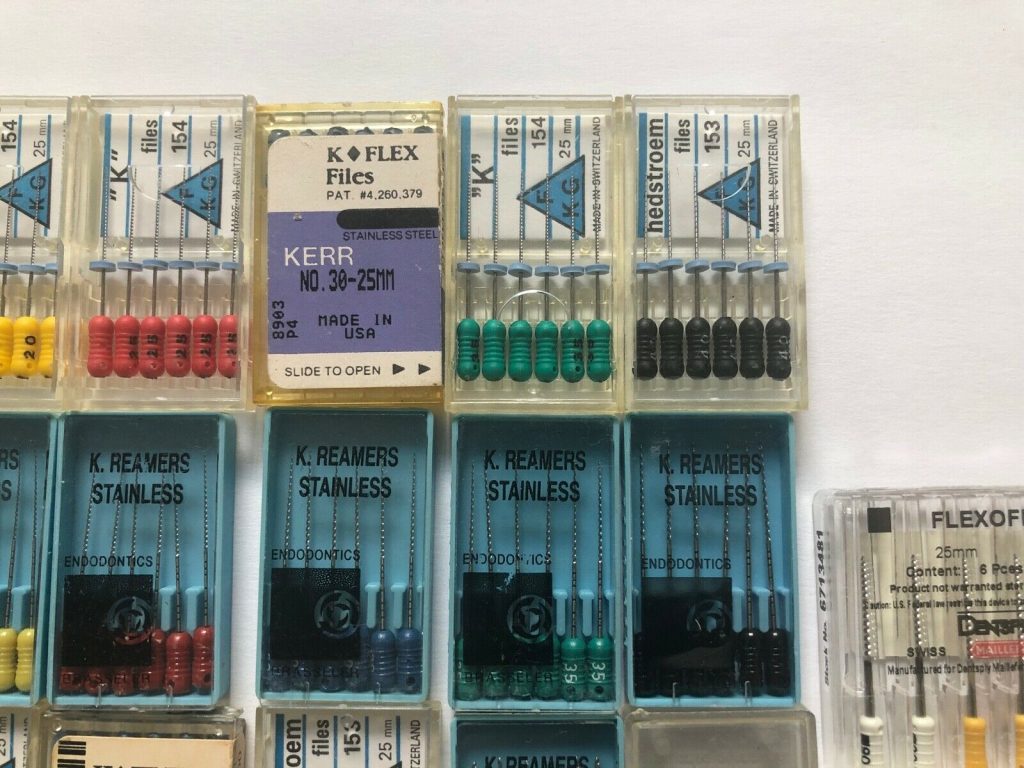 Brasseler, KERR Hand K Files, Reamers Sizes 08110 Lot Of 33 Packs All